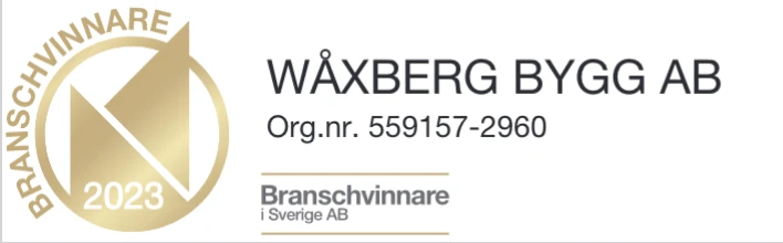 Branschvinnare 2023, Wåxberg bygg AB